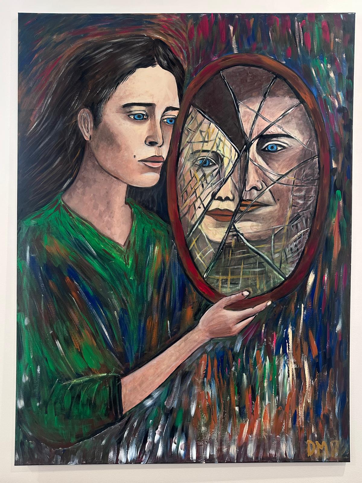 Cracks of Memory painting by Drilon Malvataj