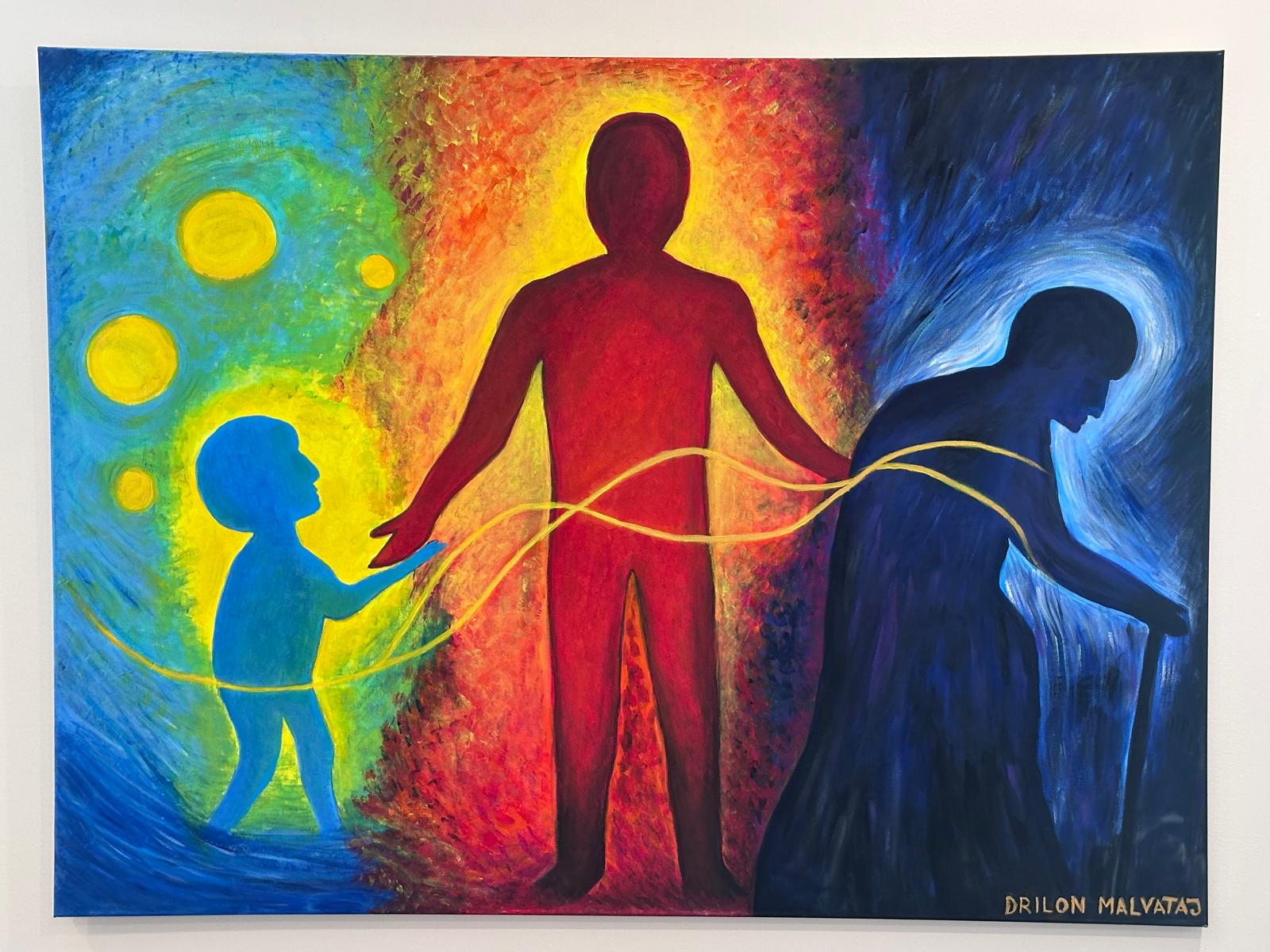 The Weight of Time painting by Drilon Malvataj